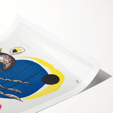 Vibrant Abstract Modern Art Print - Kleine Welten II by Wassily Kandinsky