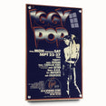 Iggy Pop Retro Wall Art – Vintage Detroit Concert 1980 Print