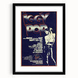 Iggy Pop Retro Wall Art – Vintage Detroit Concert 1980 Print