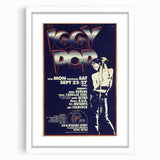 Iggy Pop Retro Wall Art – Vintage Detroit Concert 1980 Print