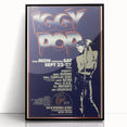 Iggy Pop Retro Wall Art – Vintage Detroit Concert 1980 Print