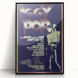 Iggy Pop Retro Wall Art – Vintage Detroit Concert 1980 Print