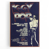 Iggy Pop Retro Wall Art – Vintage Detroit Concert 1980 Print