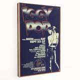 Iggy Pop Retro Wall Art – Vintage Detroit Concert 1980 Print