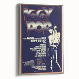 Iggy Pop Retro Wall Art – Vintage Detroit Concert 1980 Print