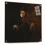 Realism Art Prints - The Violinist by Thomas Eakins Music Portrait Art