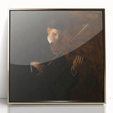 Realism Art Prints - The Violinist by Thomas Eakins Music Portrait Art