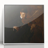 Realism Art Prints - The Violinist by Thomas Eakins Music Portrait Art