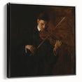 Realism Art Prints - The Violinist by Thomas Eakins Music Portrait Art