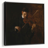 Realism Art Prints - The Violinist by Thomas Eakins Music Portrait Art