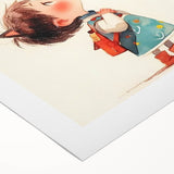 Playroom Wall Art – Whimsical Heart Balloon Illustration for Kids