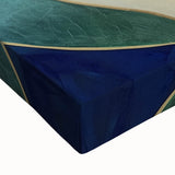 Elegant Teal Abstract Living Room Wall Art - Modern Canvas Print