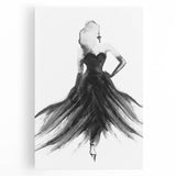 Abstract figurative stretched canvas artwork showcasing vibrant colors and dynamic shapes, ideal for modern home decor, enhancing any living space with artistic flair.