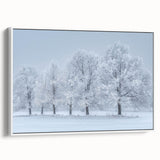 Framed abstract landscape wall art featuring soft earth tones and flowing lines, displayed from a side view with a sleek white frame, perfect for modern decor.