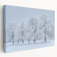 Stretched canvas wall art showcasing an abstract landscape design with vibrant colors and fluid shapes, enhancing modern decor in living spaces.