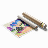 Expressionist Mountain Landscape Wall Art - Abstract Expressionism Print