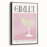 Black and white vintage poster art of a landscape on framed canvas, ideal for bedroom wall decor.