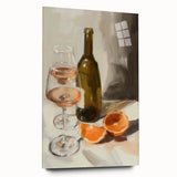 Large abstract wall art featuring assorted fruits in vibrant colors on acrylic glass, suitable for dining room or bedroom.