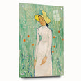 Impressionist Art Print - Girl in White by Vincent van Gogh - Van Gogh Wall Art