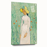 Impressionist Art Print - Girl in White by Vincent van Gogh - Van Gogh Wall Art