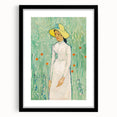 Impressionist Art Print - Girl in White by Vincent van Gogh - Van Gogh Wall Art