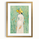 Impressionist Art Print - Girl in White by Vincent van Gogh - Van Gogh Wall Art