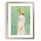 Impressionist Art Print - Girl in White by Vincent van Gogh - Van Gogh Wall Art