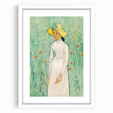 Impressionist Art Print - Girl in White by Vincent van Gogh - Van Gogh Wall Art