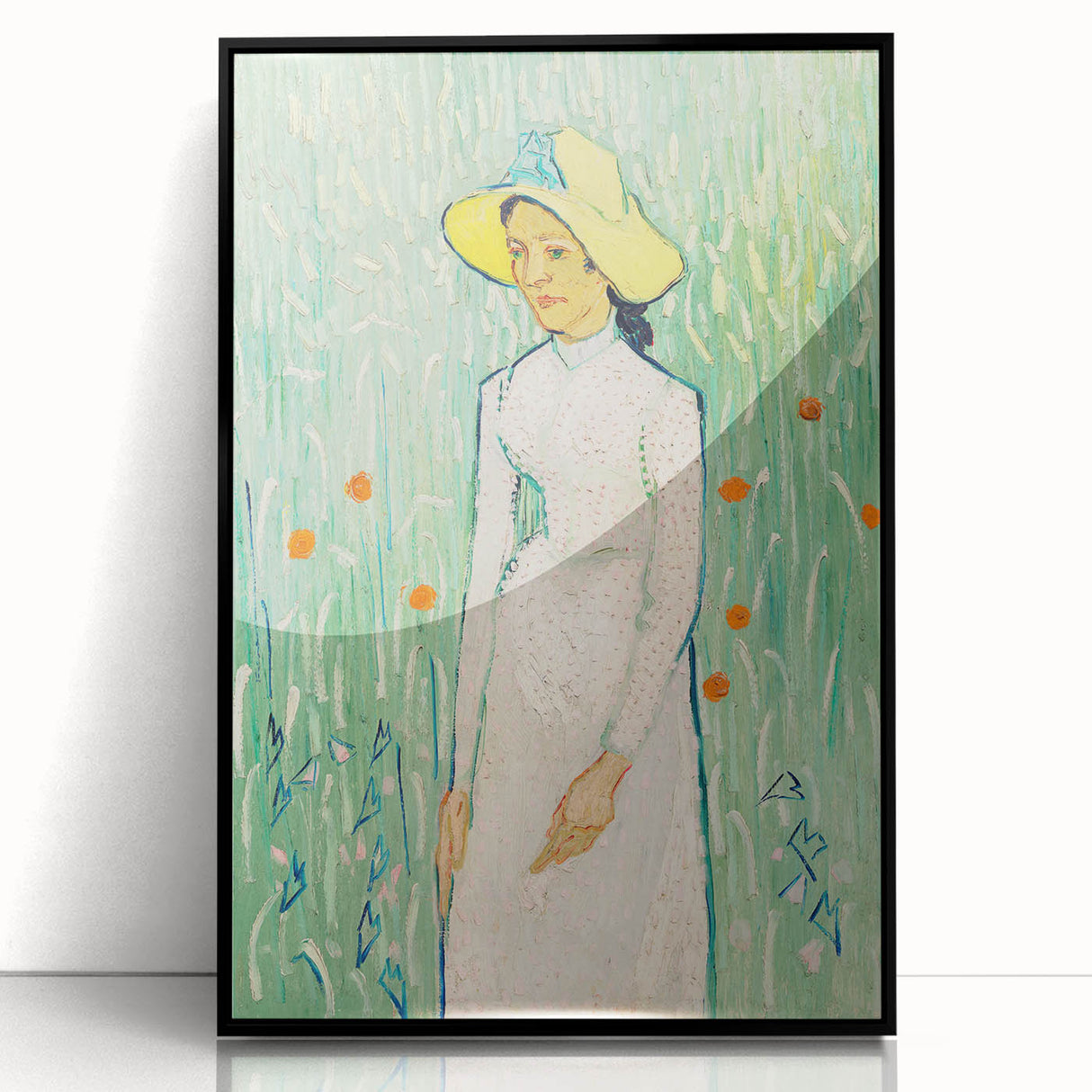 Impressionist Art Print - Girl in White by Vincent van Gogh - Van Gogh Wall Art