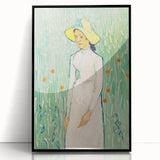Impressionist Art Print - Girl in White by Vincent van Gogh - Van Gogh Wall Art