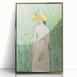 Impressionist Art Print - Girl in White by Vincent van Gogh - Van Gogh Wall Art