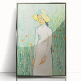 Impressionist Art Print - Girl in White by Vincent van Gogh - Van Gogh Wall Art
