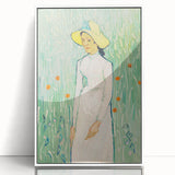 Impressionist Art Print - Girl in White by Vincent van Gogh - Van Gogh Wall Art