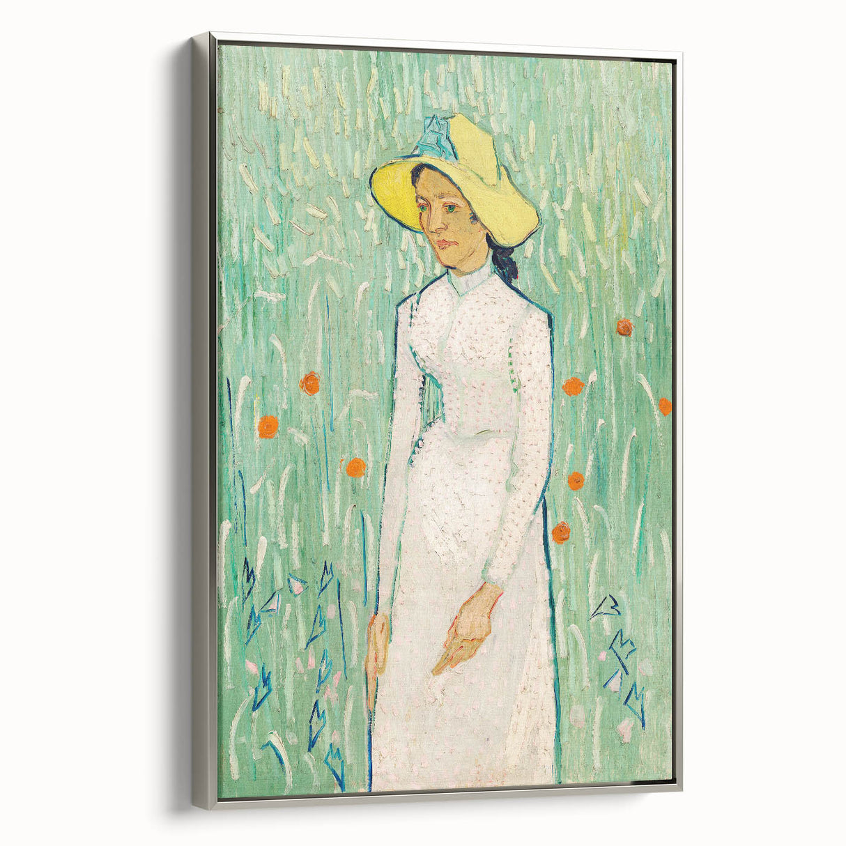 Impressionist Art Print - Girl in White by Vincent van Gogh - Van Gogh Wall Art