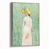 Impressionist Art Print - Girl in White by Vincent van Gogh - Van Gogh Wall Art