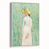 Impressionist Art Print - Girl in White by Vincent van Gogh - Van Gogh Wall Art