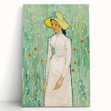 Impressionist Art Print - Girl in White by Vincent van Gogh - Van Gogh Wall Art