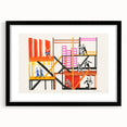 Theater Maquettes - Bold Abstract Modern Wall Art in Vibrant Colors