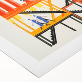 Theater Maquettes - Bold Abstract Modern Wall Art in Vibrant Colors