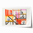 Theater Maquettes - Bold Abstract Modern Wall Art in Vibrant Colors