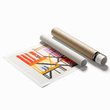 Theater Maquettes - Bold Abstract Modern Wall Art in Vibrant Colors