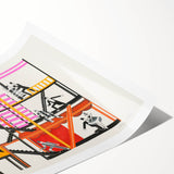 Theater Maquettes - Bold Abstract Modern Wall Art in Vibrant Colors