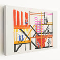 Theater Maquettes - Bold Abstract Modern Wall Art in Vibrant Colors