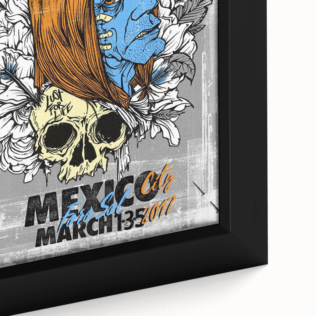 Iggy Pop Retro Wall Art – Vintage Mexico City Concert 2017 Print