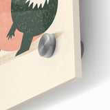 Kids Room Art Prints – Playful Crocodile Illustration for Nursery