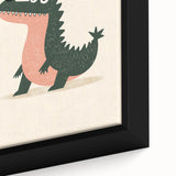 Kids Room Art Prints – Playful Crocodile Illustration for Nursery