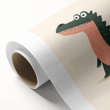 Kids Room Art Prints – Playful Crocodile Illustration for Nursery