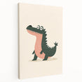 Kids Room Art Prints – Playful Crocodile Illustration for Nursery