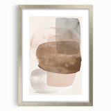 Soft Neutral Dining Room Wall Art – Minimalist Abstract Print
