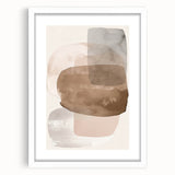 Soft Neutral Dining Room Wall Art – Minimalist Abstract Print